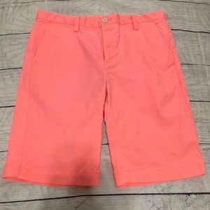 Vineyard vines coral neon chino shorts adjustable waste